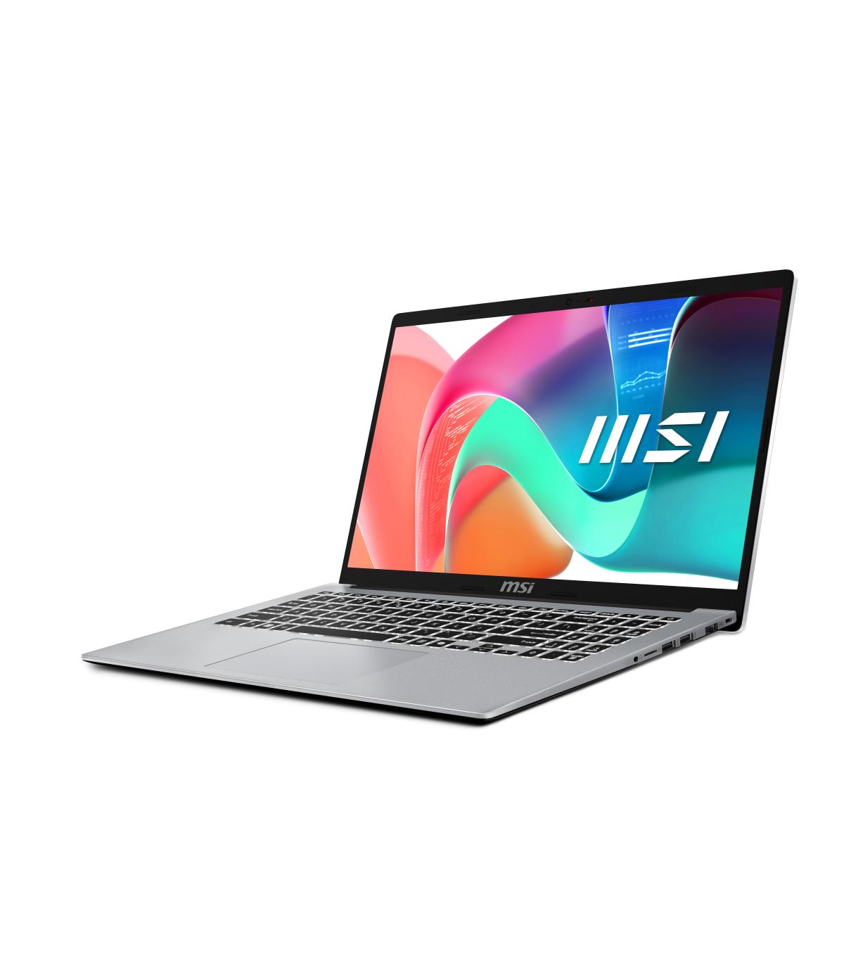 MSI Modern 15 F1MG-256XES Intel Core 5 120U Porttil 39,6 Cm (15.6") Full HD 16 GB DDR4-SDRAM 512 GB SSD Wi-Fi 6E (802.11ax) Fre