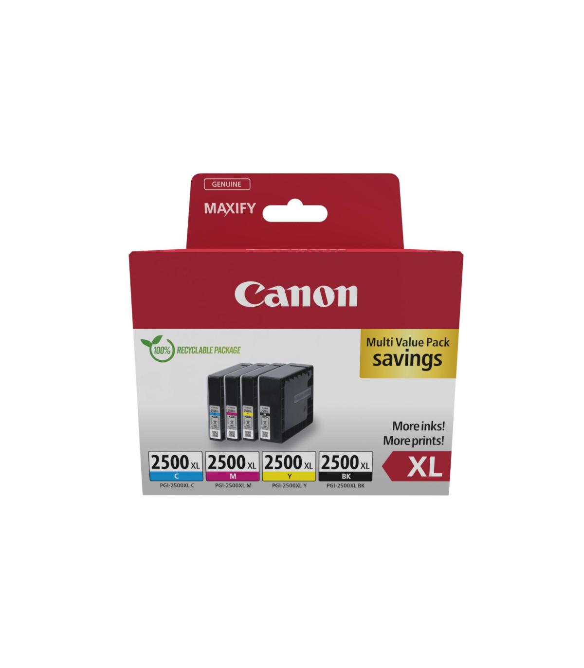 Canon Cartucho Multipack PGI-2500XL