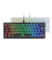 Teclado Gaming Mecnico Mars Gaming MKMINIPRO  Switch Amarillo  Blanco