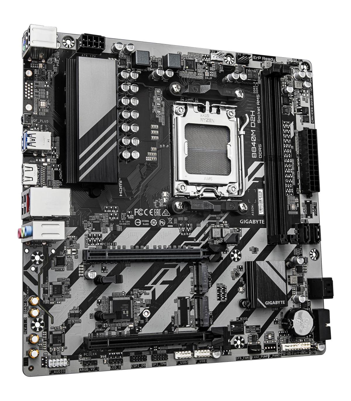 Placa Base Gigabyte B840M D2H Socket AM5  DDR5  PCIe 4.0  Micro ATX