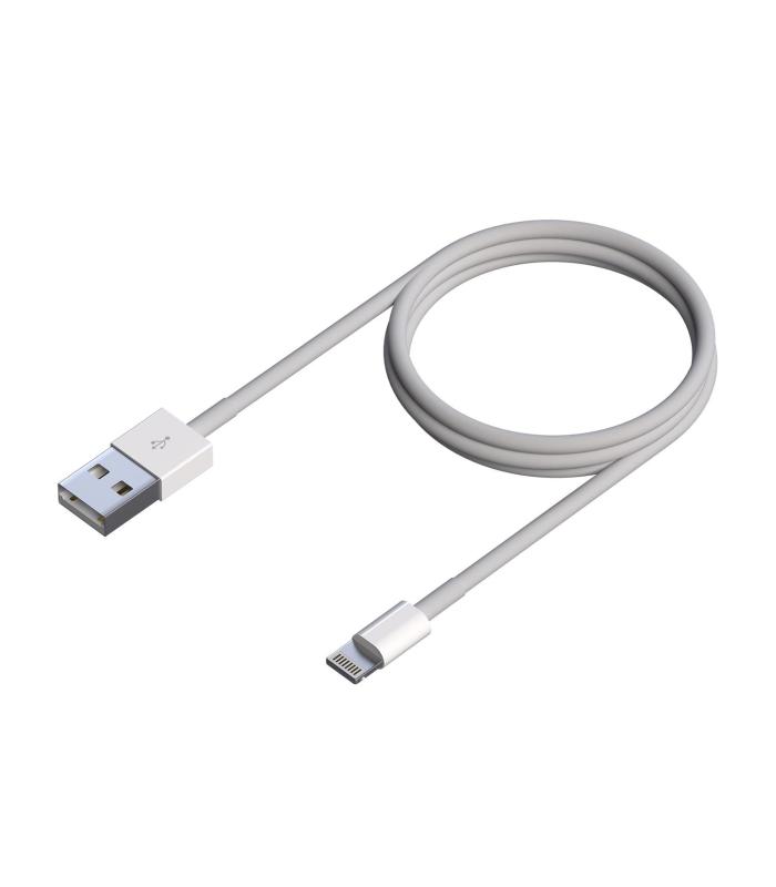CABLE LIGHTNING A USB 2.0 LIGHTNING-M-USB A-M BLANCO 0.5M AISENS A102-0542