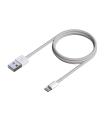CABLE LIGHTNING A USB 2.0 LIGHTNING-M-USB A-M BLANCO 0.5M AISENS A102-0542