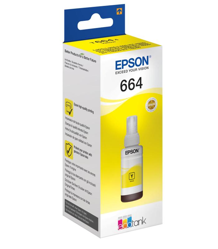 CARTUCHO ECOTANK AMARILLO EPSON 664