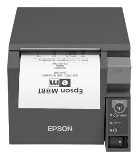 Impresora De Tickets Epson TM-T70II  Trmica  Ancho Papel 80mm  USB-RS232  Negra