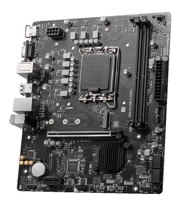 MSI Placa Base PRO H610M-E DDR4 MATX 1700