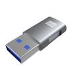 Adaptador USB 3.2 GEN2 Aisens A108-0655  USB Tipo-C Hembra - USB Macho