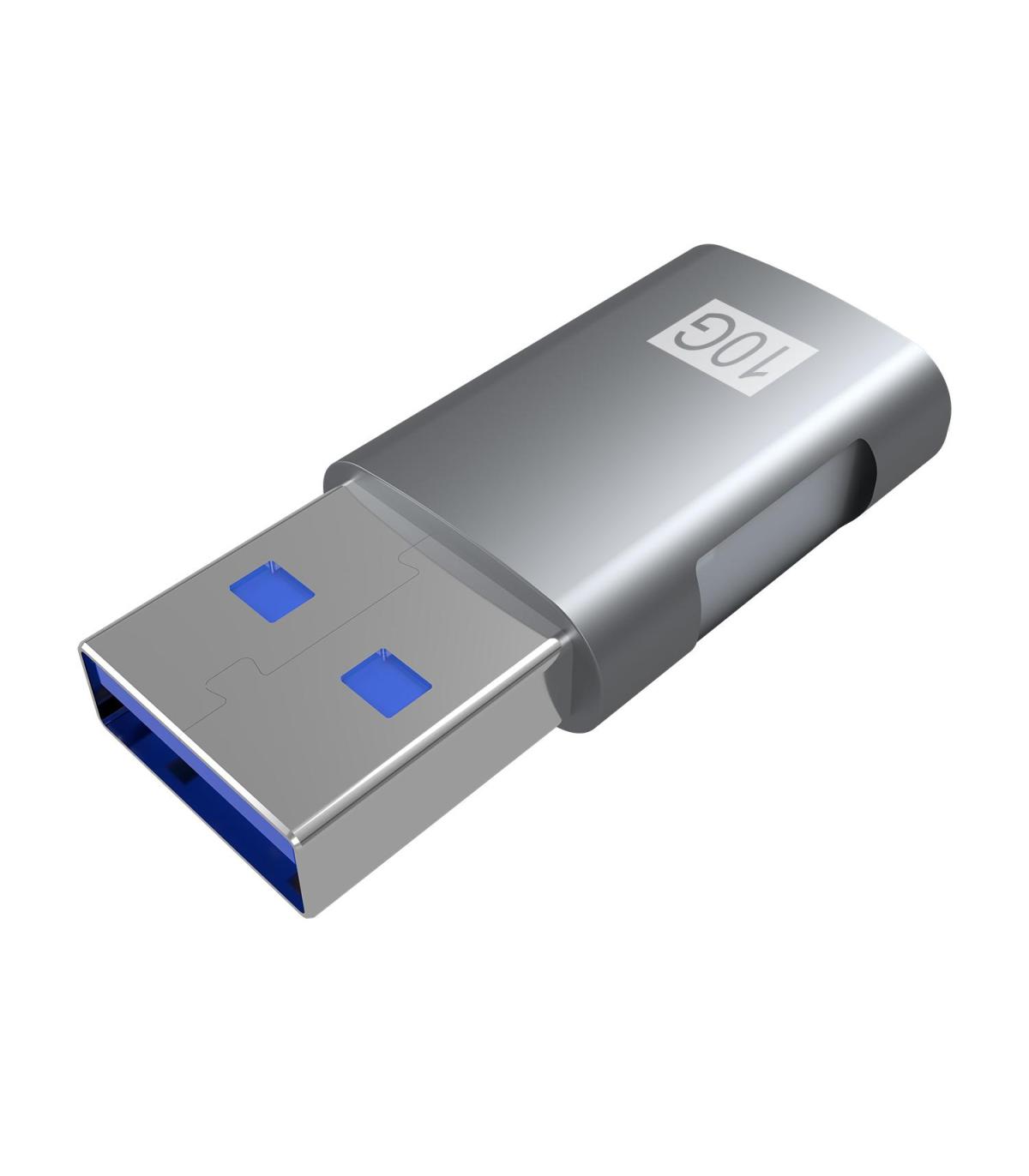 Adaptador USB 3.2 GEN2 Aisens A108-0655  USB Tipo-C Hembra - USB Macho