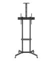 Soporte De Suelo Inclinable Con Ruedas  Soporte De Cmara Aisens FT70TE-335 Para TV 37'-70'  Hasta 45kg