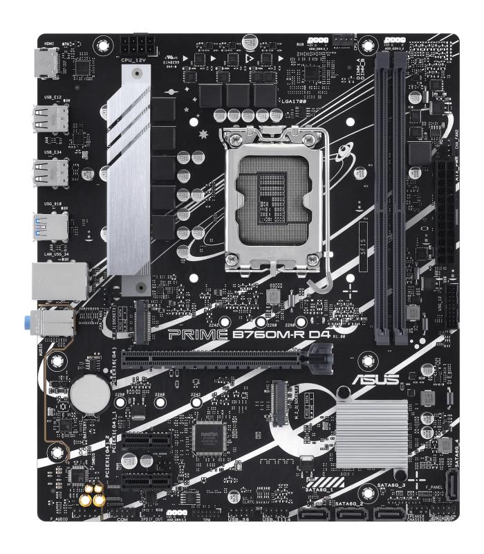 Placa Base Asus Prime B760M-R D4 Socket 1700  DDR4  PCIe 4.0  Micro ATX