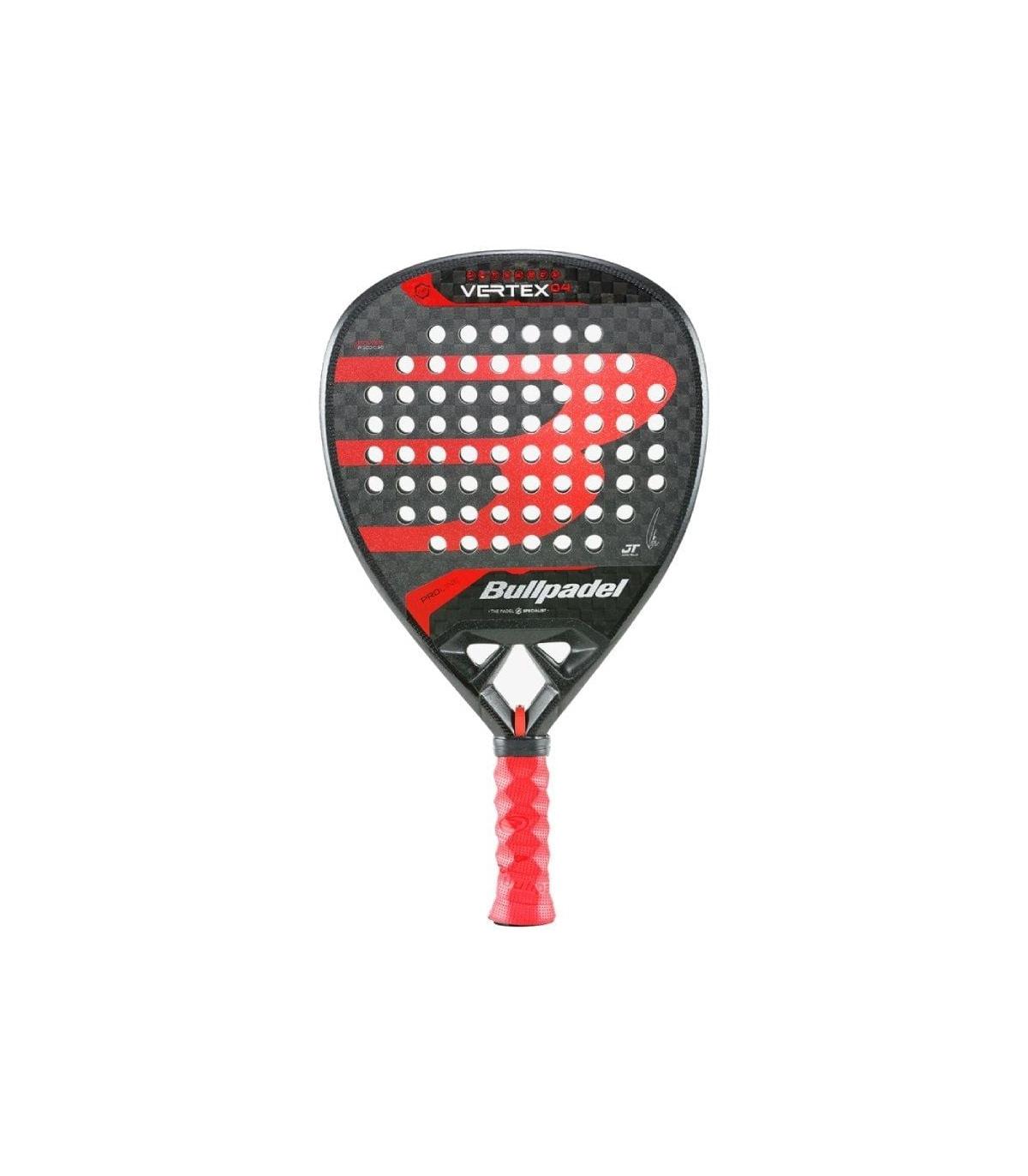 Pala de Pdel Bullpadel Vertex 04 2024/ Roja y Negra