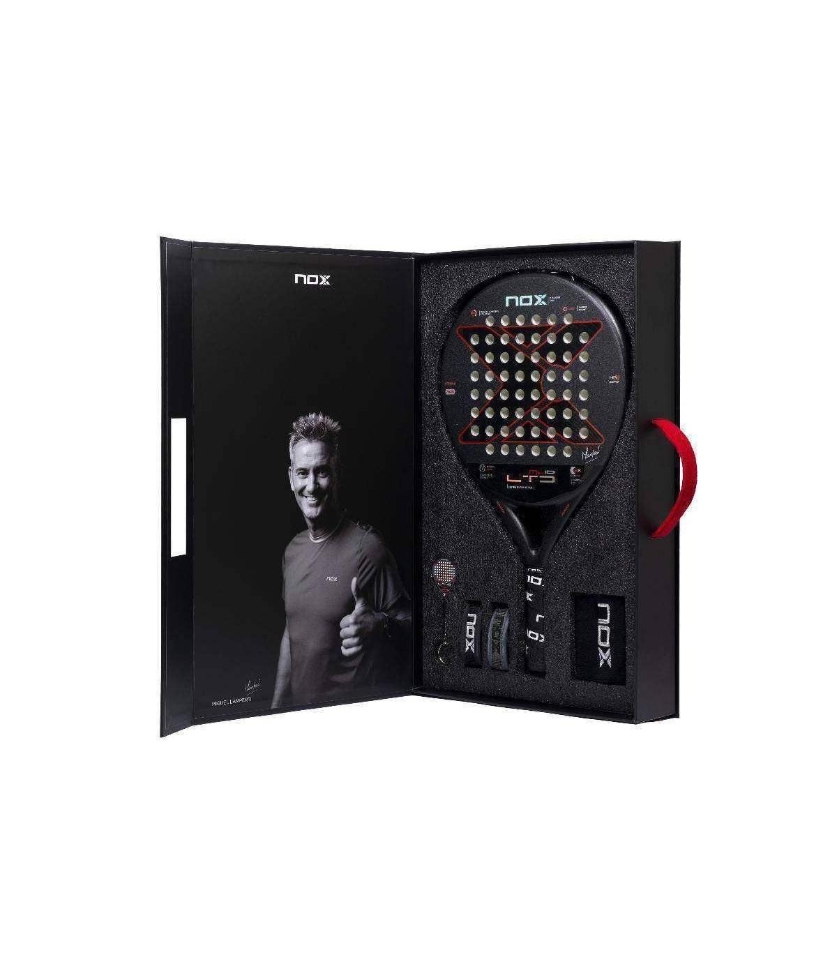 Pack Pala de Pdel NoxSport ML10 Pro Cup LTD 2023 (Miguel Lamperti)/ Incluye 5 Accesorios