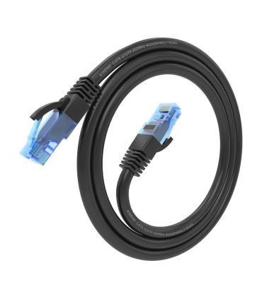 CABLE RED AISENS LATIGUILLO RJ45 CAT.6 UTP AWG26 CCA NEGRO 0.5M