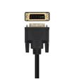 Cable Conversor Aisens A125-0463  DisplayPort Macho - DVI Macho  Hasta 5W  2300Mbps  3m  Negro