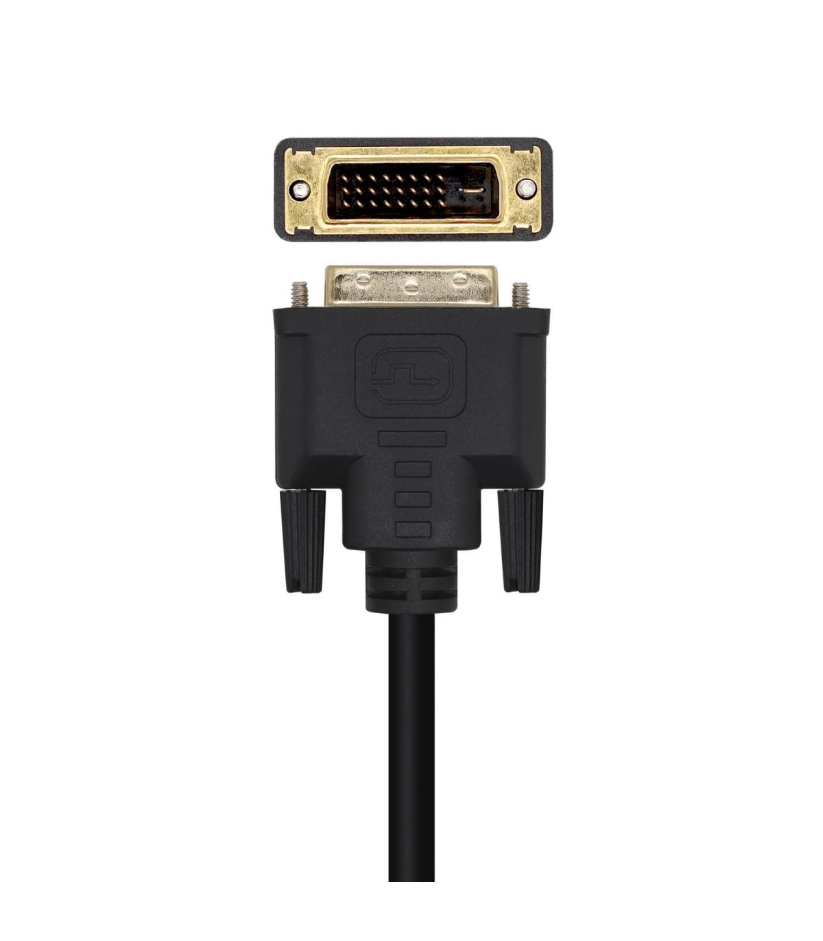 Cable Conversor Aisens A125-0463  DisplayPort Macho - DVI Macho  Hasta 5W  2300Mbps  3m  Negro