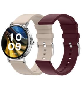 Smartwatch SPC Smartee Duo Velvet 9656B/ Notificaciones/ Frecuencia Cardaca/ Blanco