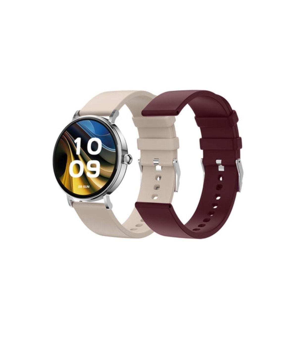 Smartwatch SPC Smartee Duo Velvet 9656B/ Notificaciones/ Frecuencia Cardaca/ Blanco