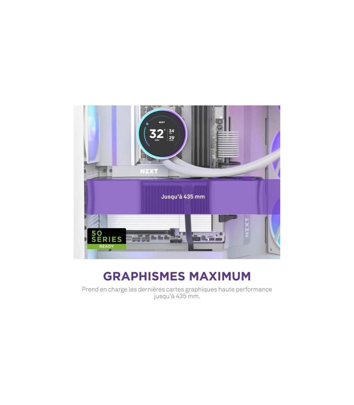 NZXT H9 Flow RGB – Caja PC ATX Mid-Tower Blanca NZXT  Cajas EAN : 5056547207636 