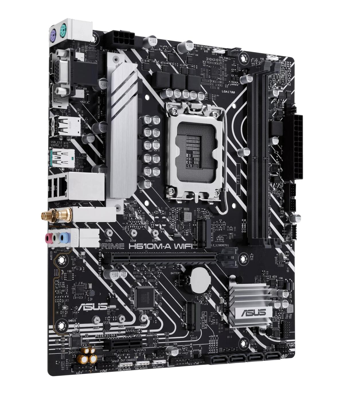 ASUS PRIME H610M-A WIFI Intel H610 LGA 1700 Micro ATX