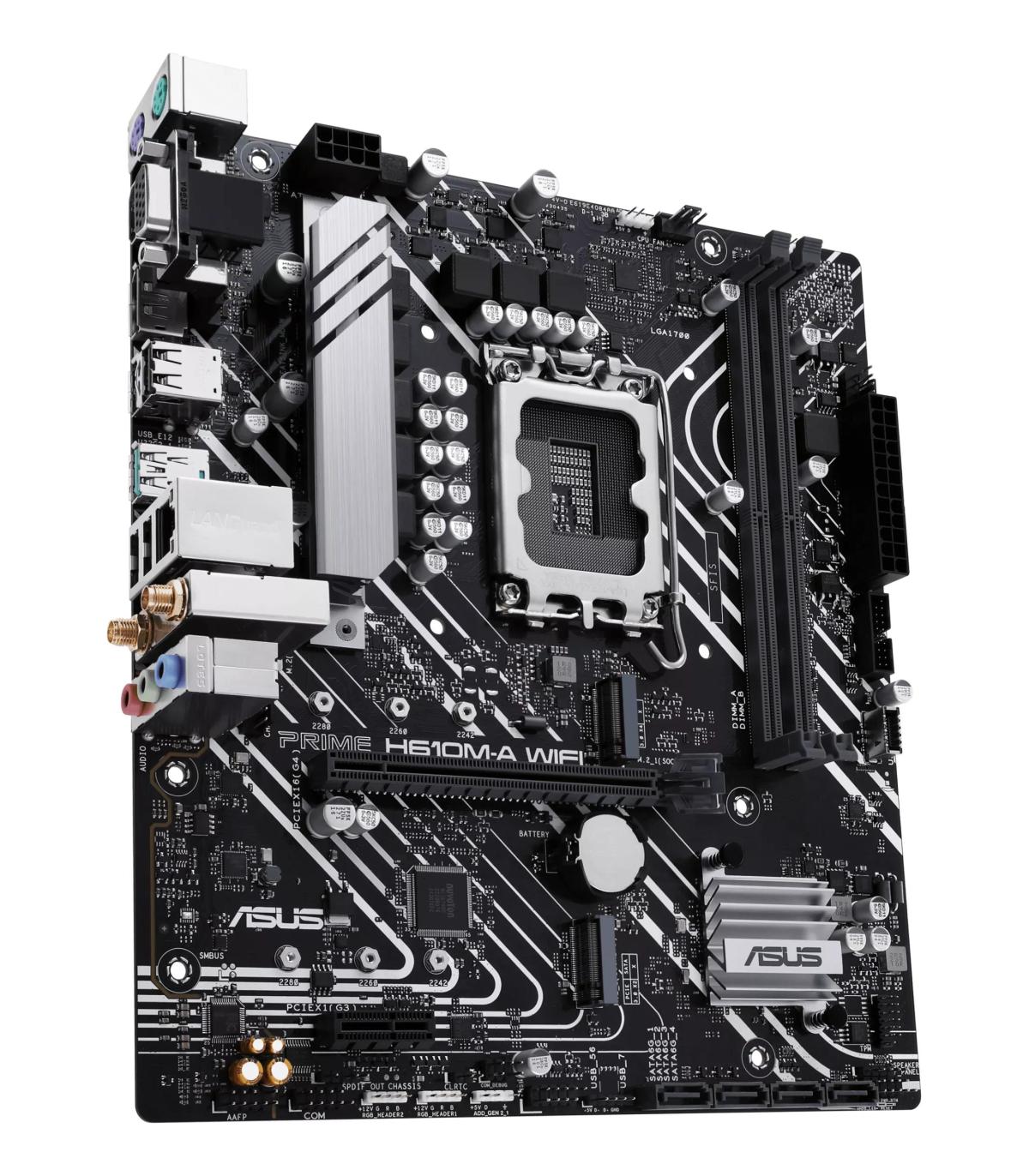 ASUS PRIME H610M-A WIFI Intel H610 LGA 1700 Micro ATX