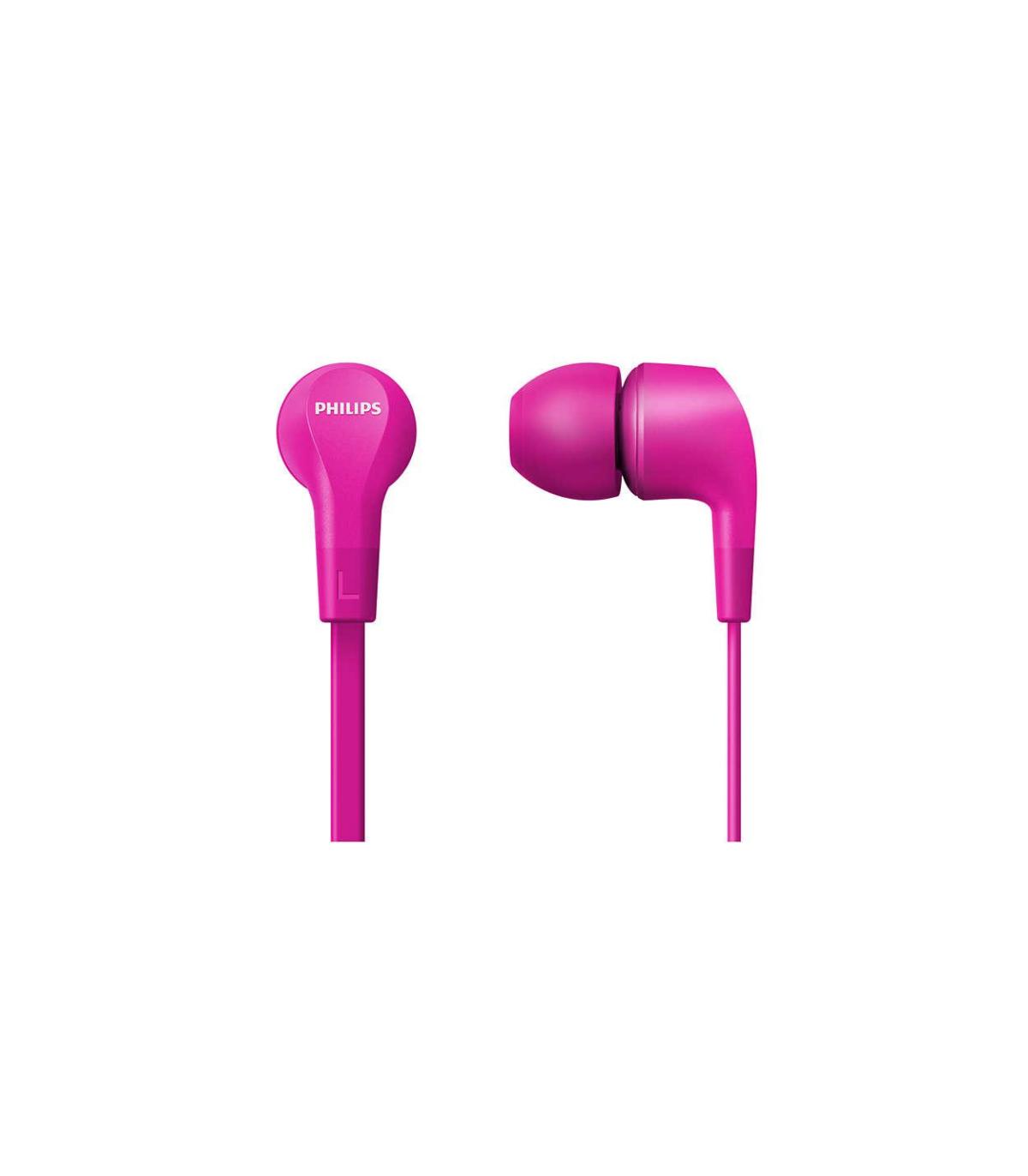 Auriculares Intrauditivos Philips TAE1105PK  Con Micrfono  Jack 3.5  Rosas