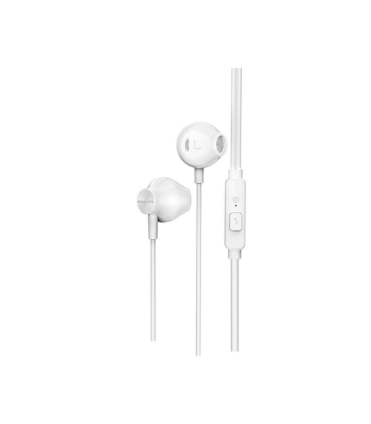 Auriculares Intrauditivos Philips TAUE101  Con Micrfono  Jack 3.5  Blancos