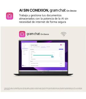 Porttil LG Gram 15Z80T-G.AU88B Ryzen AI 7-350  32GB  1TB SSD  15.6'  Win11