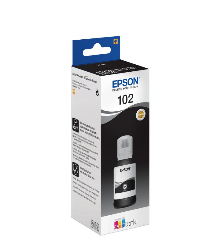 Epson Botella Tinta Ecotank 102 Negro