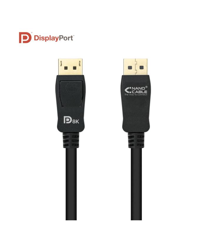 Nanocable 10.15.2502 Cable DisplayPort 2 M Negro