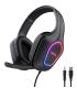 Auriculares Gaming Con Micrfono Trust Gaming GXT 416 Zirox  Jack 3.5 USB Negros