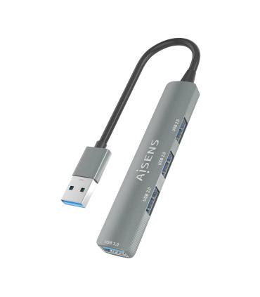 Hub USB 3.0 Aisens A106-0859  4xUSB  Gris