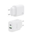 CARGADOR AISENS 25W 1XUSB-C PD3.0 1XUSB-A QC3.0 BLANCO