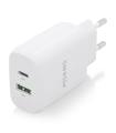 CARGADOR AISENS 25W 1XUSB-C PD3.0 1XUSB-A QC3.0 BLANCO