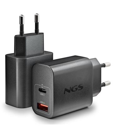 CARGADOR NGS DE PARED ULTRARRAPIDO DE 30W CON 2 PUERTOS USB-C + USB-A
