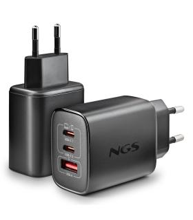 CARGADOR NGS DE PARED ULTRARRAPIDO DE 65W CON 3 PUERTOS 2USB-C + USB-A