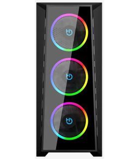 Caja Gaming Semitorre Hiditec MH12 GLASS