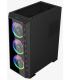 Caja Gaming Semitorre Hiditec MH12 GLASS