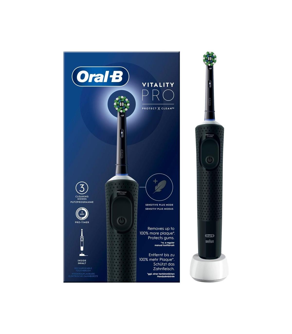 Cepillo Dental Oral-B Vitality Pro  Negro