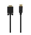 CABLE CONVERSOR AISENS DISPLAYPORT A VGA DP M-VGA M NEGRO 1.0M
