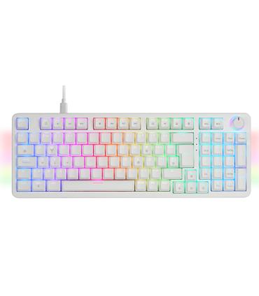 Teclado Gaming Mecnico Mars Gaming MKPROBES  Switch Azul  Blanco