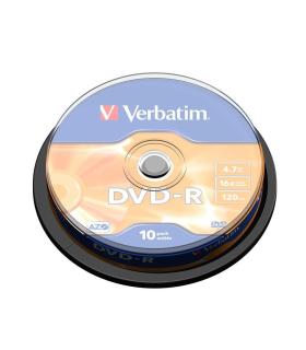 DVD-R Verbatim Advanced AZO 16X  Tarrina-10uds