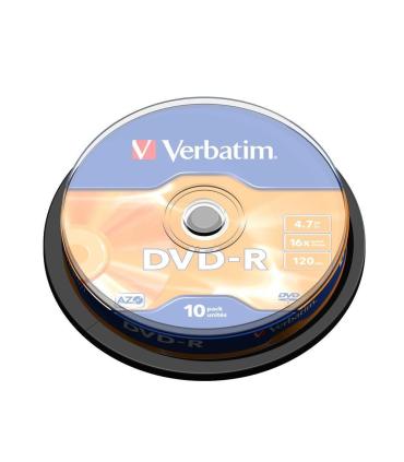 DVD-R Verbatim Advanced AZO 16X  Tarrina-10uds