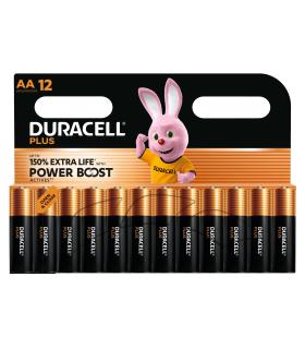 Pack De 12 Pilas AA Duracell Plus Power Boost DPBLR6B12  1.5V  Alcalinas