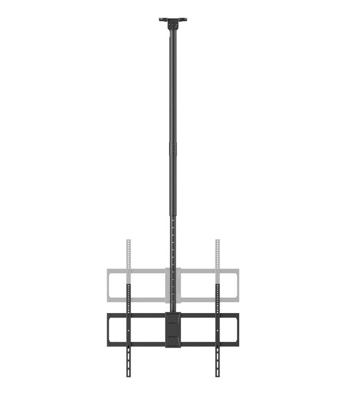Soporte De Techo Inclinable  Giratorio  Nivelable  Extensible Aisens CT100TSLE-393 Para TV De 50-100'  Hasta 80kg