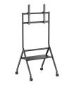 Soporte De Suelo Con Ruedas Aisens FT86FE-329 Para TV De 37-86'/ Hasta 80kg