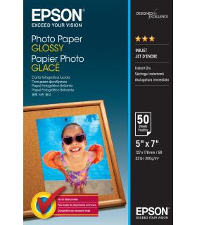 PAPEL FOTO GLOSSY EPSON 13X18 - 200GR M (50 HOJAS)