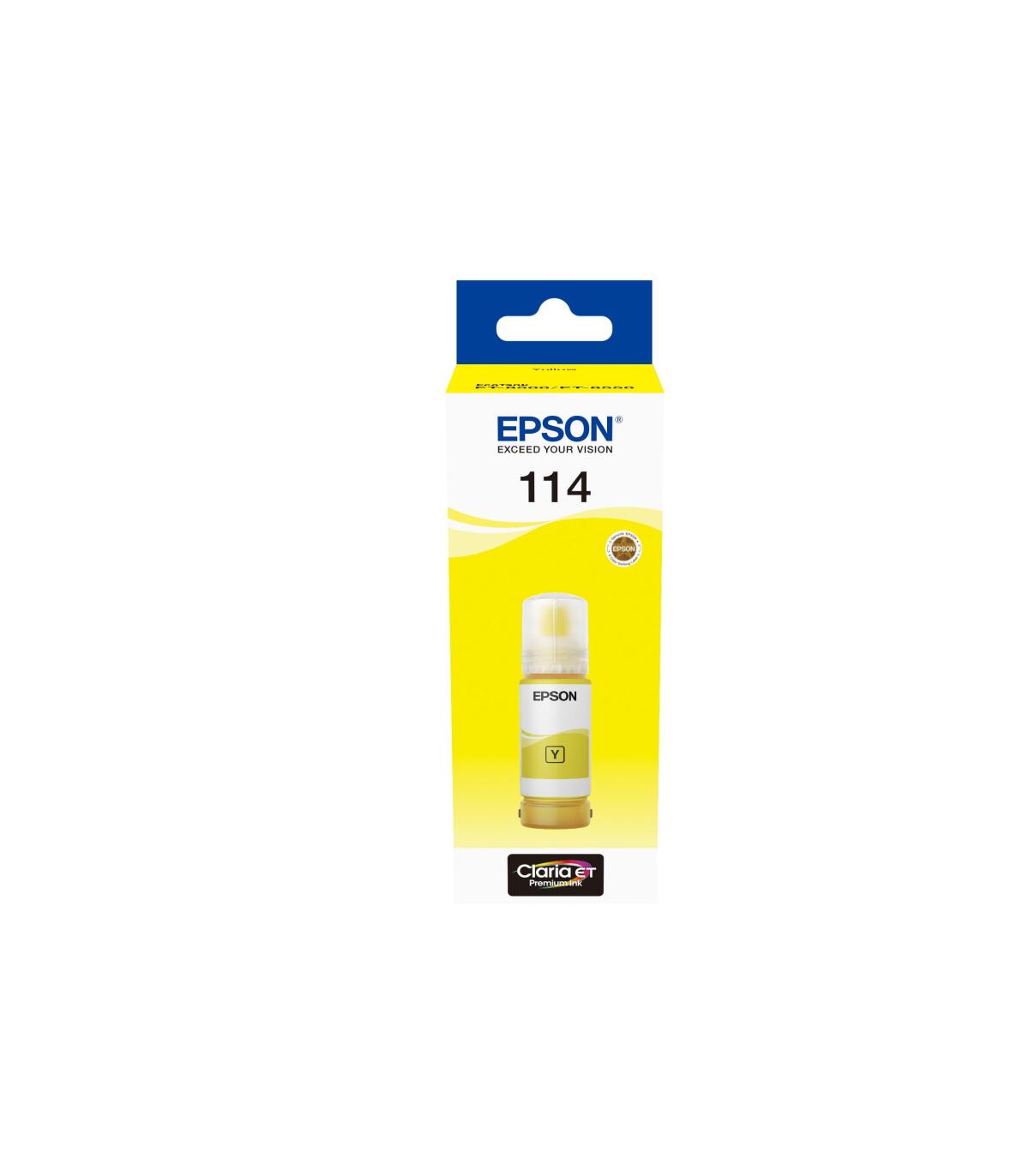 CARTUCHO ECOTANK BOTTLE AMARILLO EPSON 114