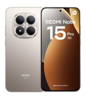 Smartphone Xiaomi Redmi Note 15 Pro 12GB/ 512GB/ 6.83\'/ 5G/ Titanio