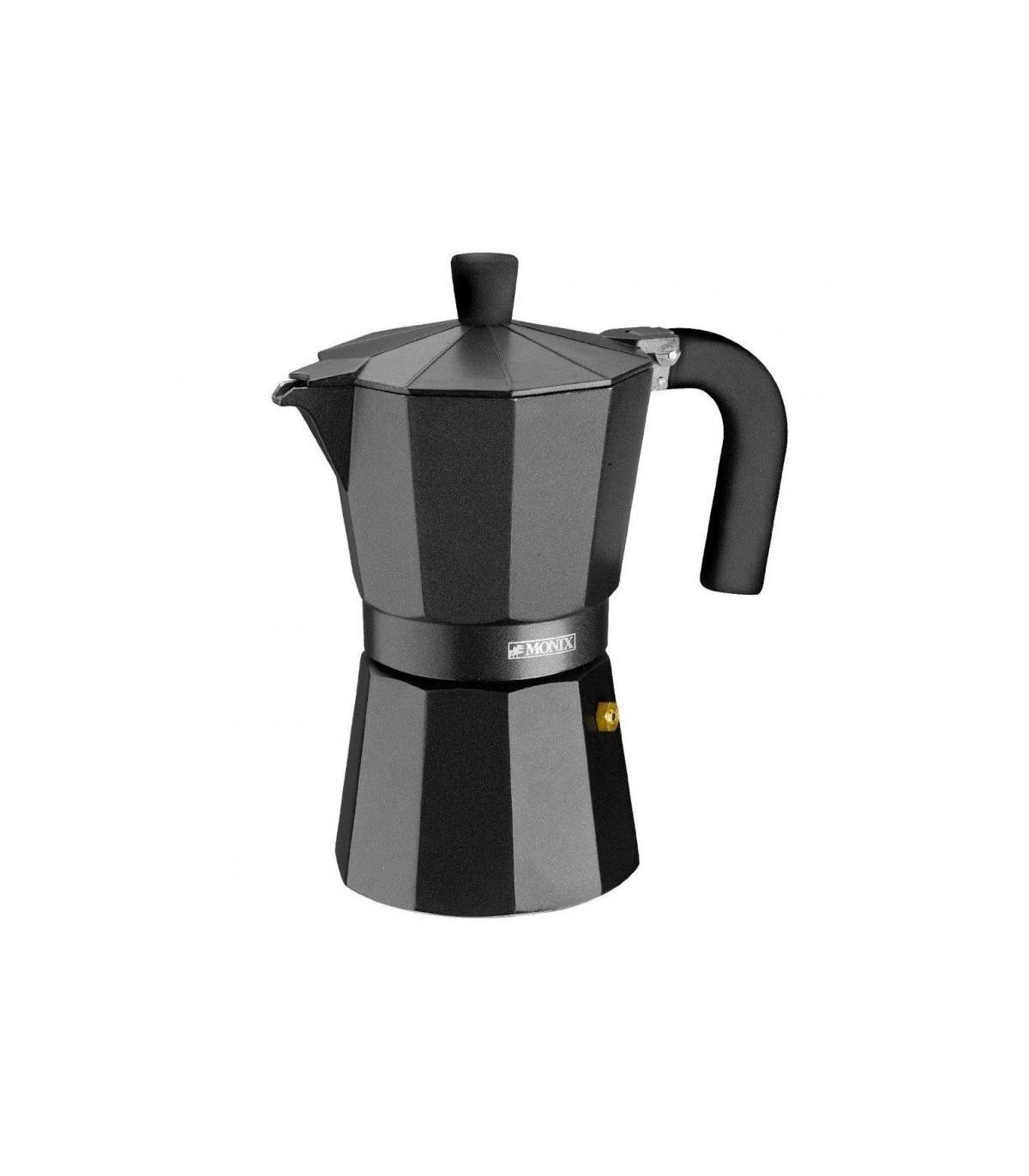 Cafetera Italiana Monix Noir M640012/ 12 Tazas/ Negra