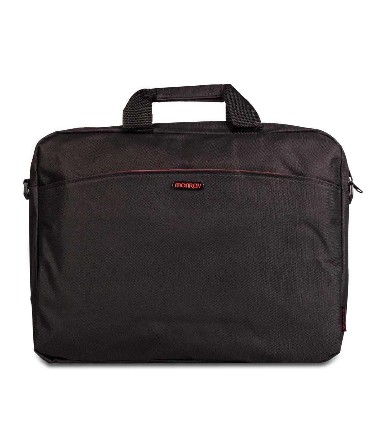 Maletn Monray Enterprise Para Porttiles Hasta 15.6'  Negro  Rojo