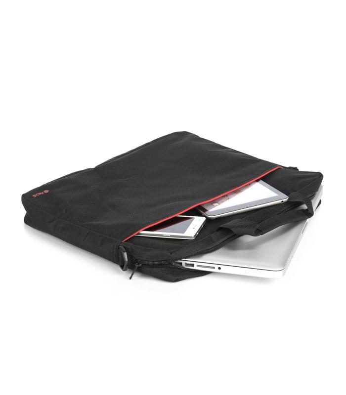 Maletn Monray Enterprise Para Porttiles Hasta 15.6'  Negro  Rojo